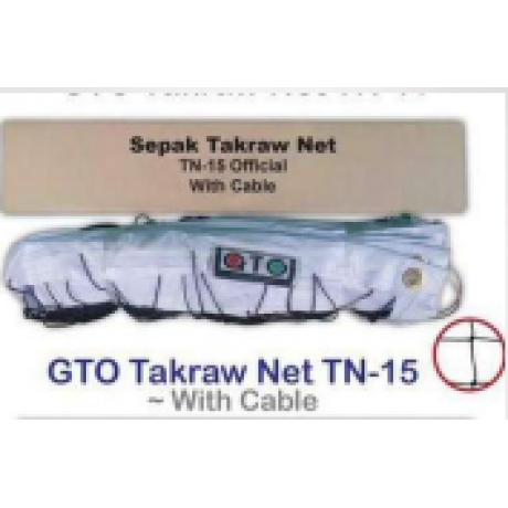 GTO Takraw Net TN-15 ~ With Cable